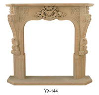 stone fireplace mantel