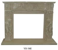stone fireplace mantel