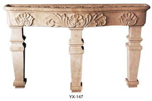 marble fireplace mantel