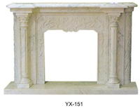 marble fireplace mantel