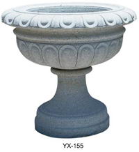 granite flower pot