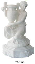 white marble statue