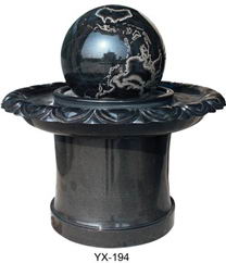 rolling ball fountain