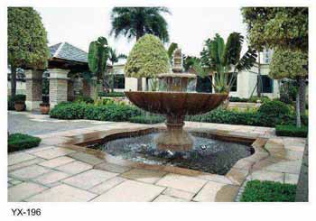 rock garden fountain