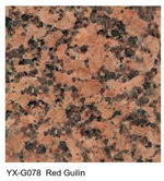 Red Guilin granite