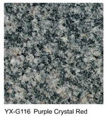 Purple Crystal Red granite