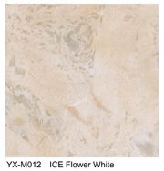Ice Flower White marble