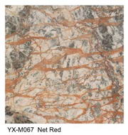 Net Red marble